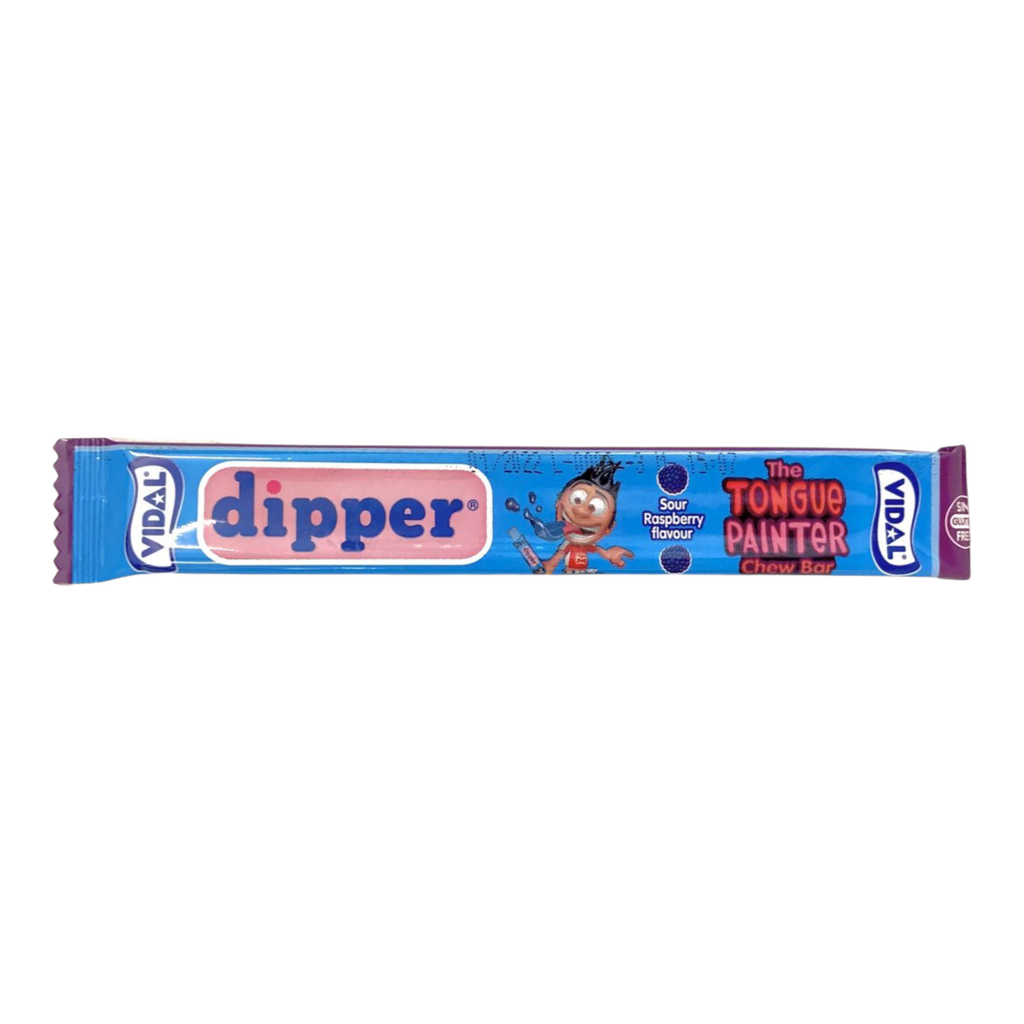 Vidal Dipper The Tongue Painter Sour Raspberry Chew Bar - 10.5g