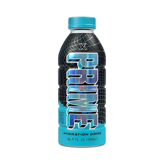 Prime Hydration Blue Holographic X Limited Edition - 16.9fl.oz (500ml) (USA VERSION)