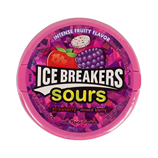 Ice Breakers Sours Strawberry & Mixed Berry - 42g