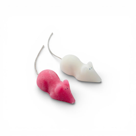 Pink & White Sugar Mice - 20g (Single)