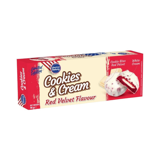 American Bakery Cookie & Cream Red Velvet Flavour - 96g