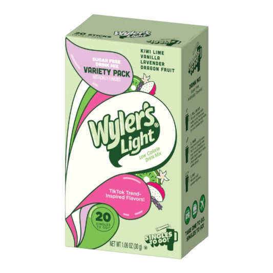 Wyler's Light Singles To Go Watertok V2 Base Flavors 20pc - 1.06oz (30g)