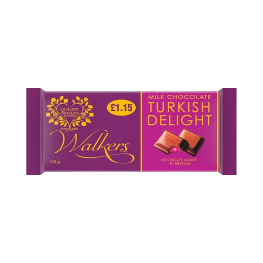Walkers Milk Chocolate Turkish Delight - 150g (PMP £1.15)