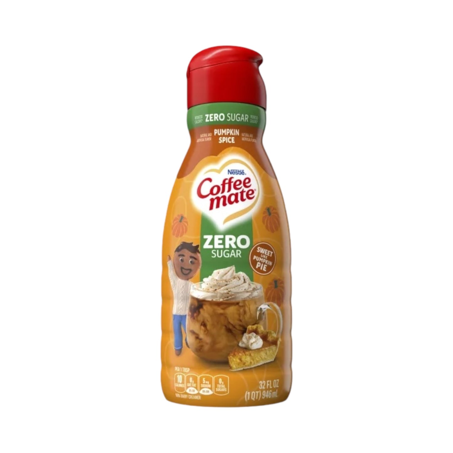 Coffee Mate Pumpkin Spice Zero Liquid Creamer - 32oz (946ml)