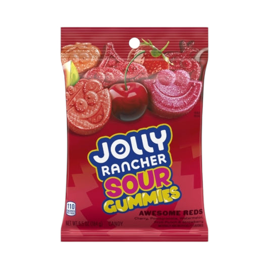 Jolly Rancher Gummies Sour Awesome Reds - 6.5oz (184g)