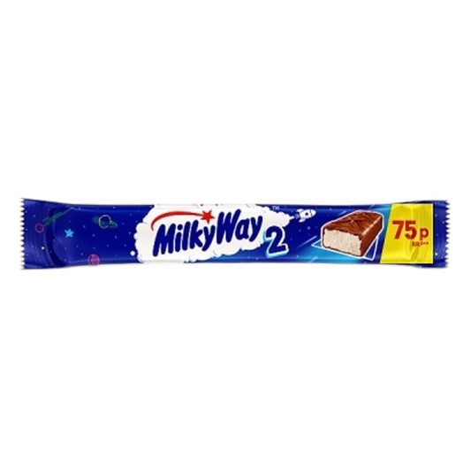 Milky Way Twin Chocolate Bars - 43g (PMP 75p)