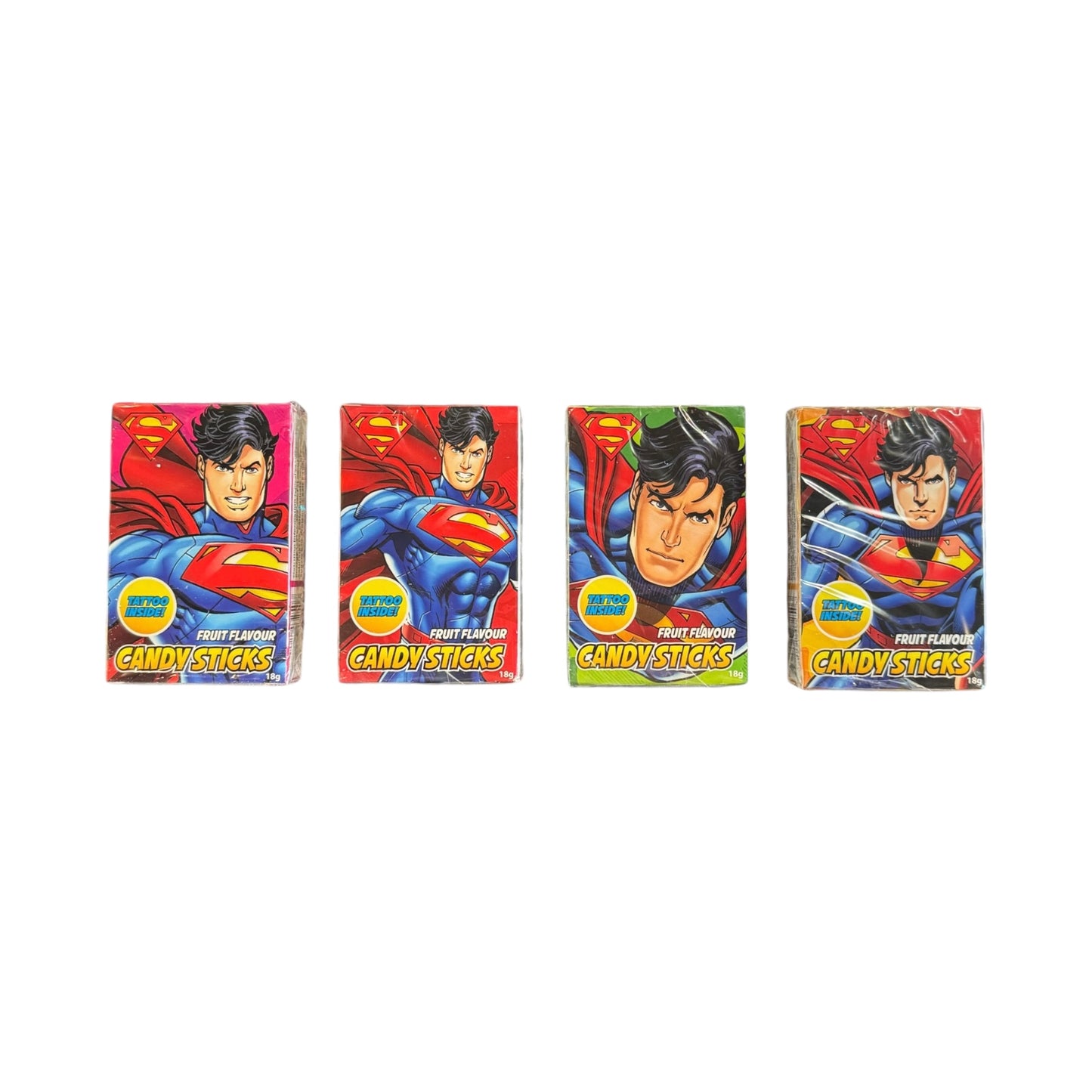 Superman Candy Sticks With Tattoo - 18g