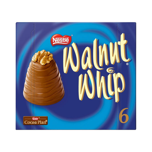 Walnut Whip Milk Chocolate - 30g (Multipack of 6)