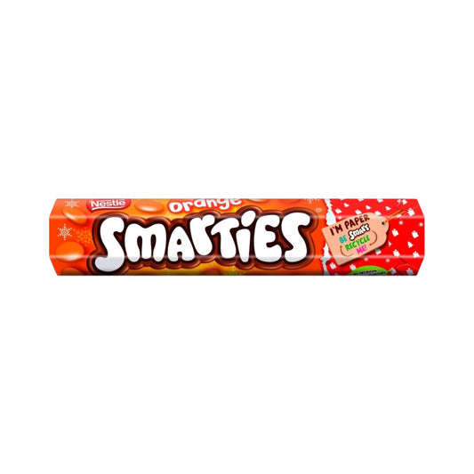 Smarties Orange Milk Chocolate Giant Tube - 120g