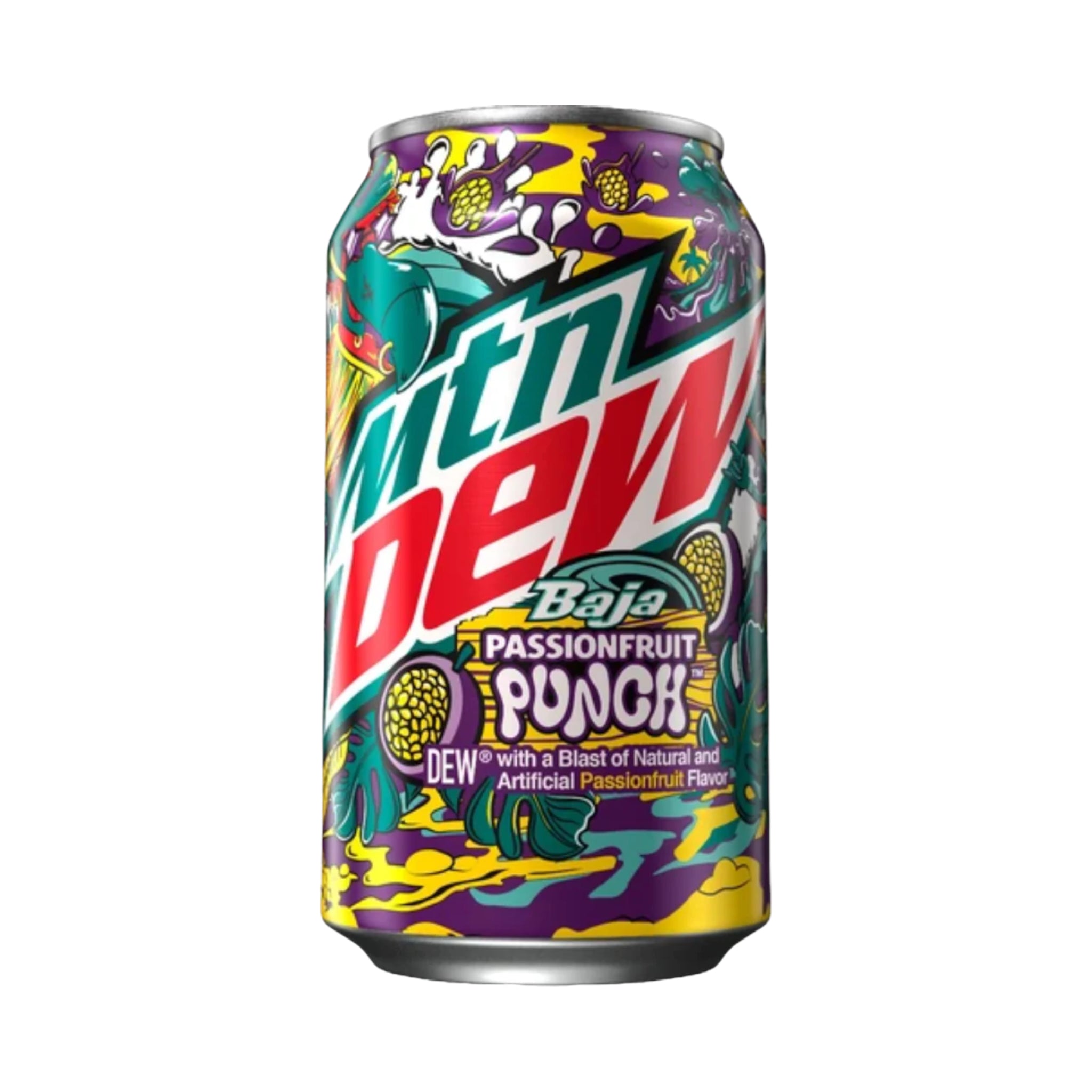 Mountain Dew Baja Passionfruit Punch - 12fl.oz (355ml) – USA Bites