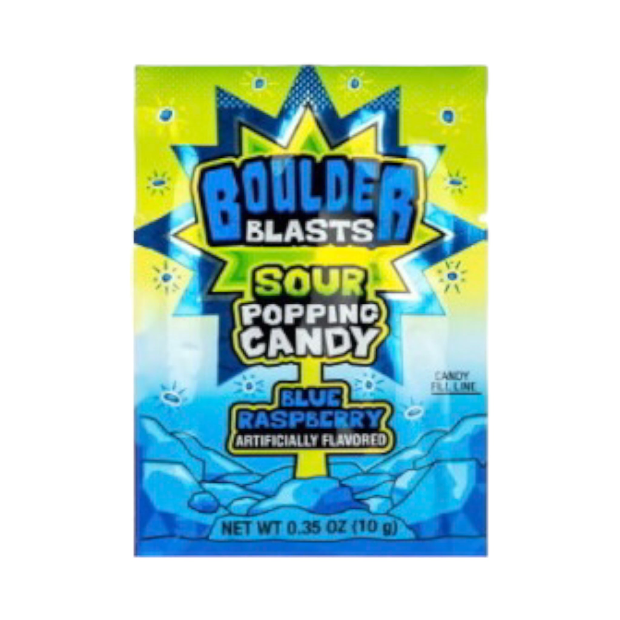 KoKo's Boulder Blast Sour Blue Raspberry Popping Candy - 10g – USA Bites