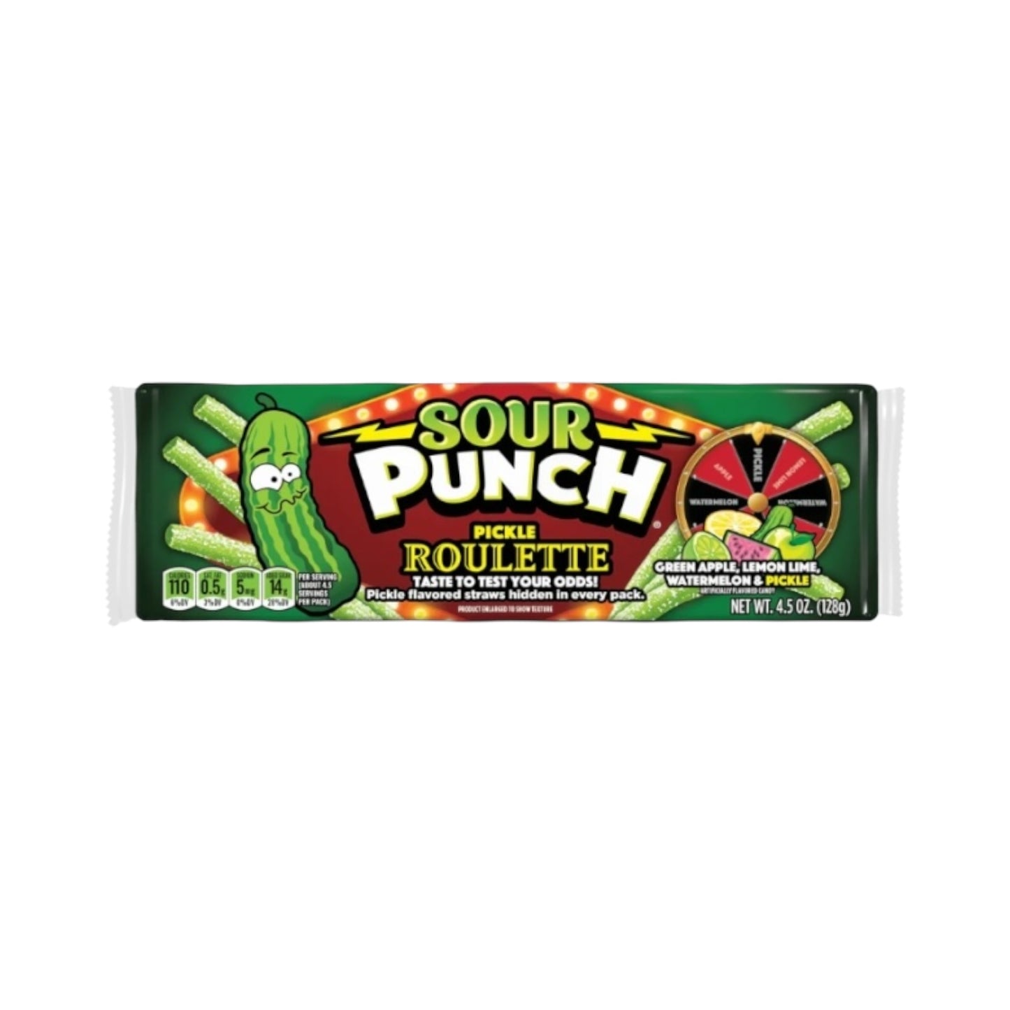 Sour Punch Pickle Roulette King Size Tray - 4.5oz (128g)