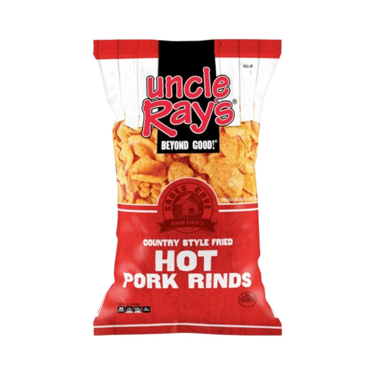 Uncle Ray's Hot Pork Rinds - 2oz (57g)