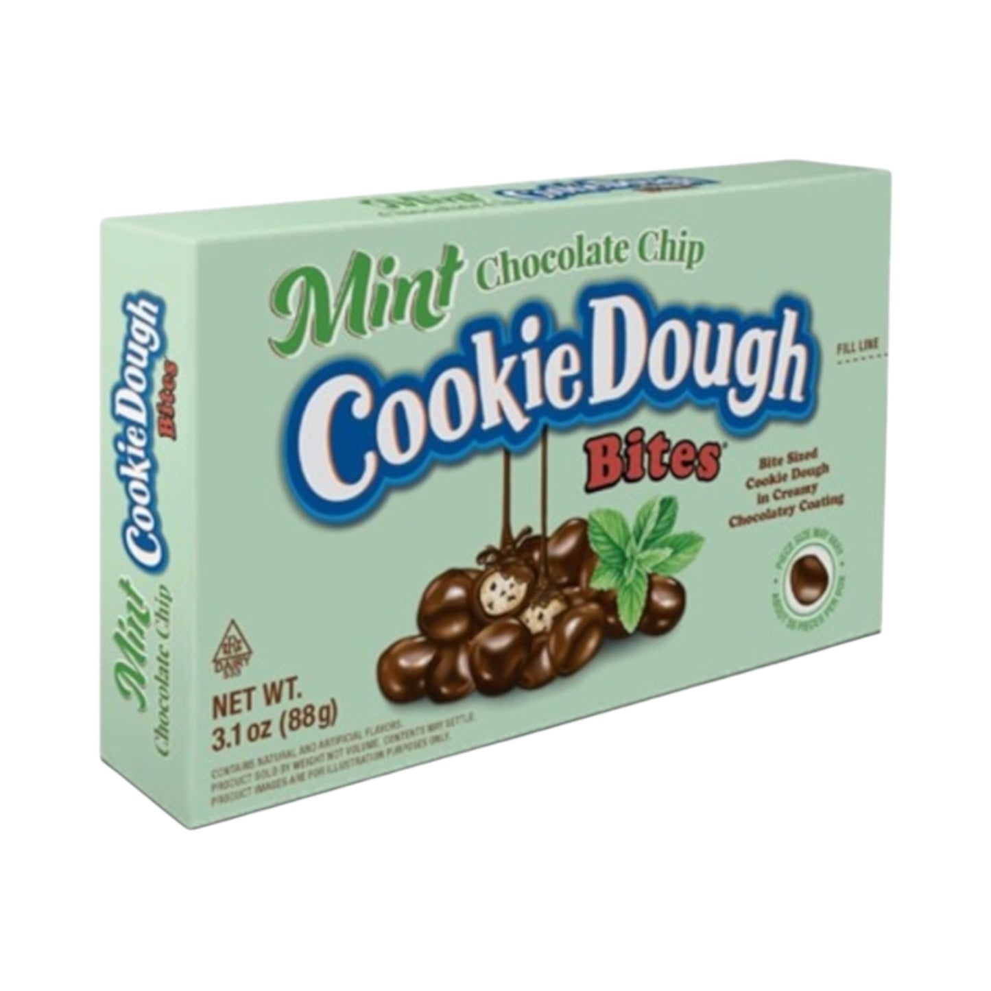 Cookie Dough Bites Mint Chocolate Chip - 3.1oz (88g) - Theatre Box