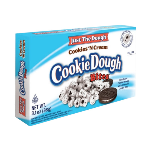 Cookie Dough Bites Just the Dough Cookies 'N Cream - 3.1oz (88g) - Theatre Box