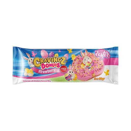Cravingz Donuts Strawberry Multipack 50g