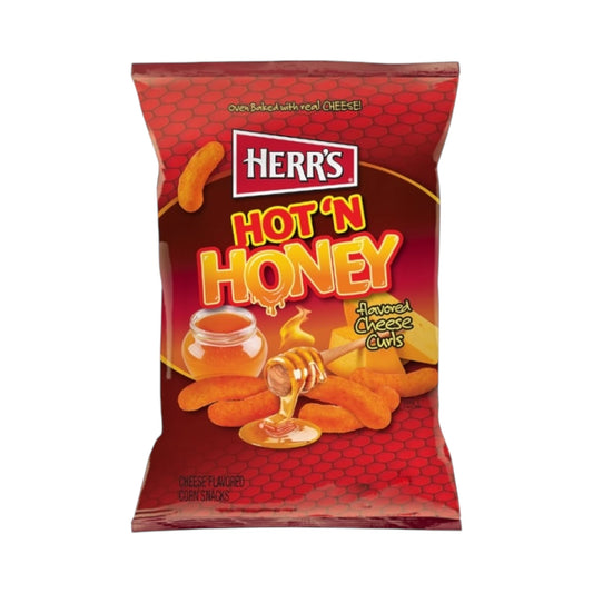 Herr's Hot 'N Honey Cheese Curls - 6oz (170g)