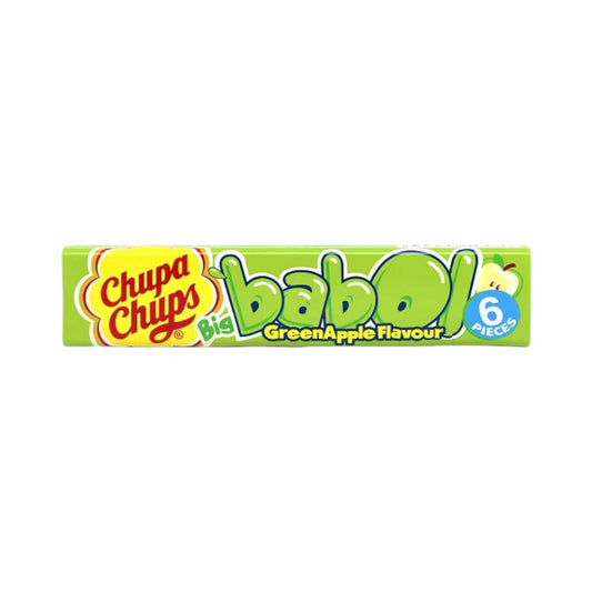 Chupa Chups Big Babol Green Apple Bubble Gum - 27.6g