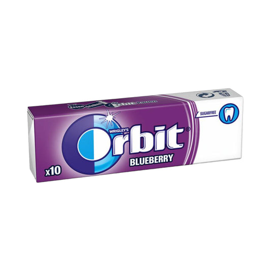 Orbit Sugar-Free Chewing Gum Blueberry - 10 piece pack (14g)