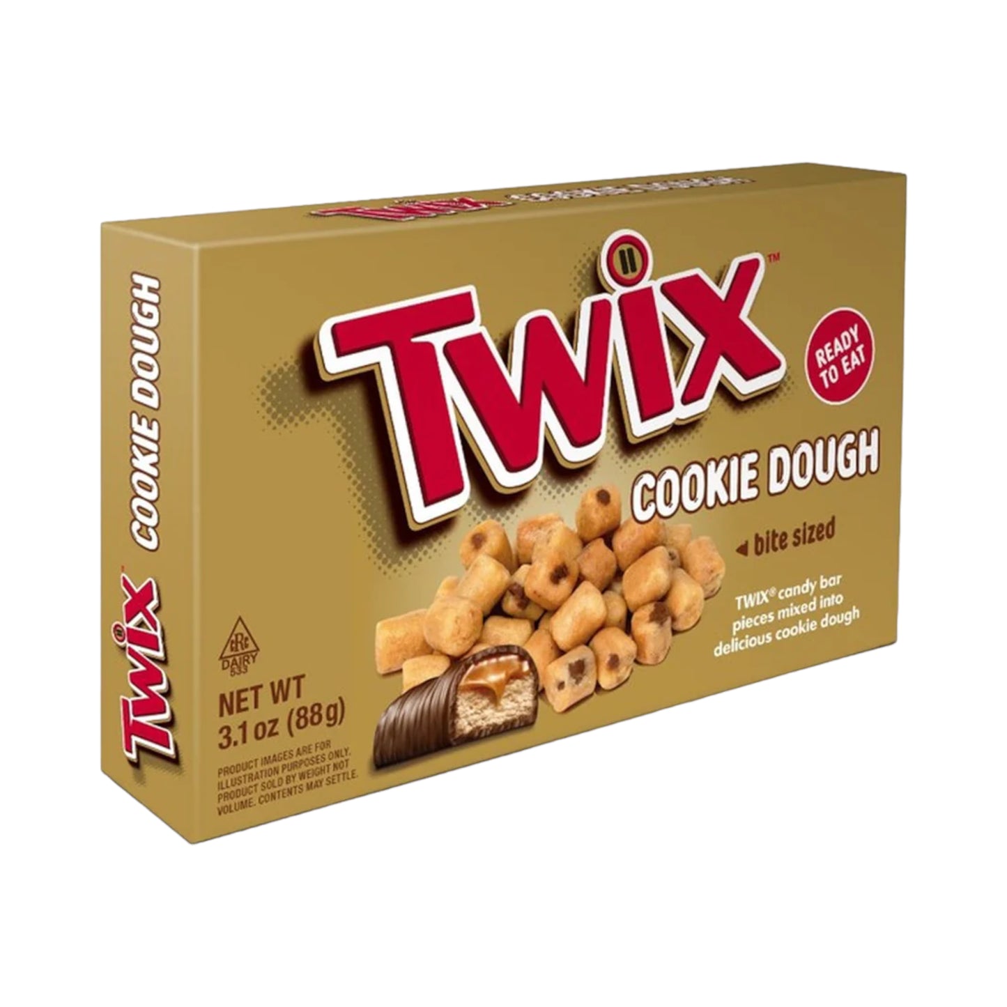 Twix Cookie Dough 3.1Oz (88G) - Theater Box