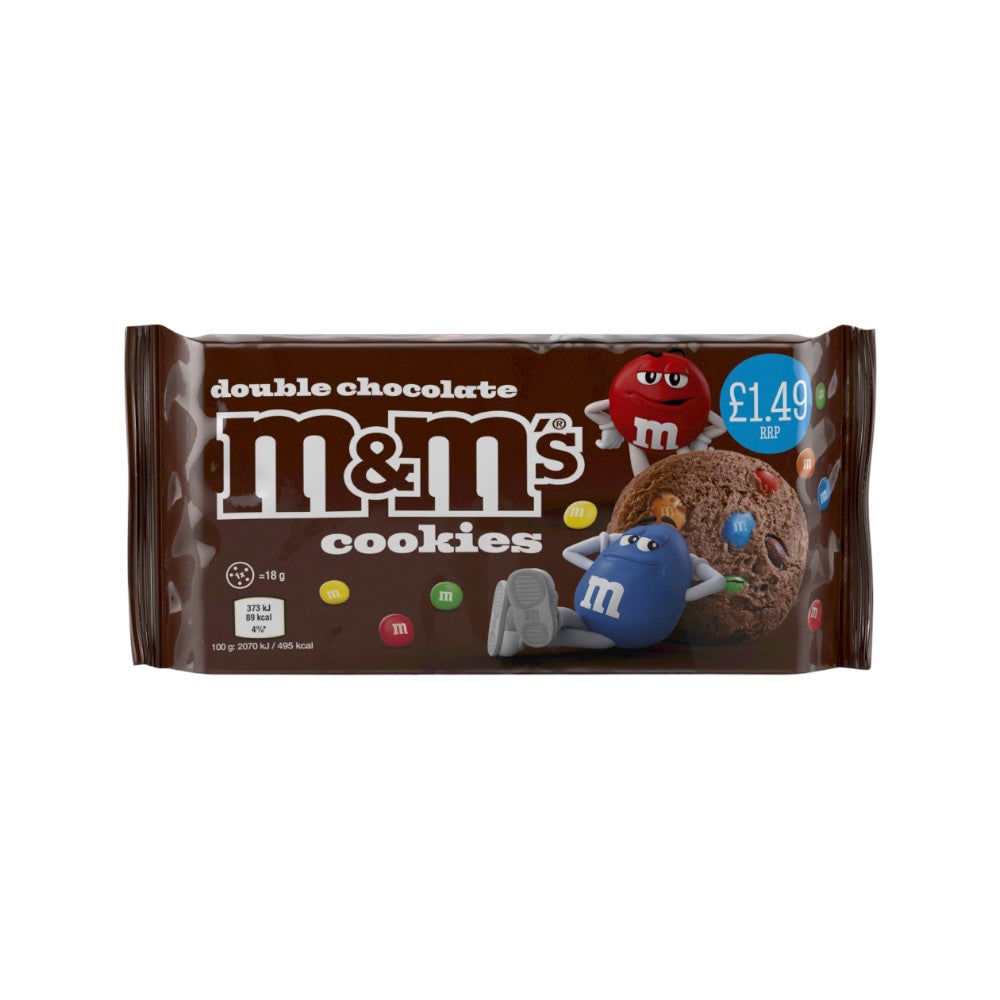 M&M's Double Chocolate Cookies - 144g (PMP £1.49)