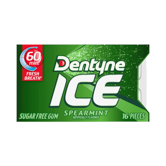 Dentyne Ice Gum Spearmint - (16 Pieces)