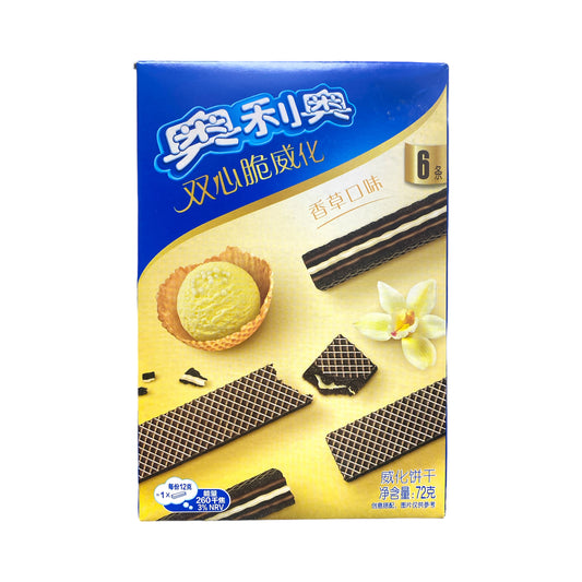 Oreo Double Crunchy Wafer Vanilla  - 72g - (China)**BB 01/24**