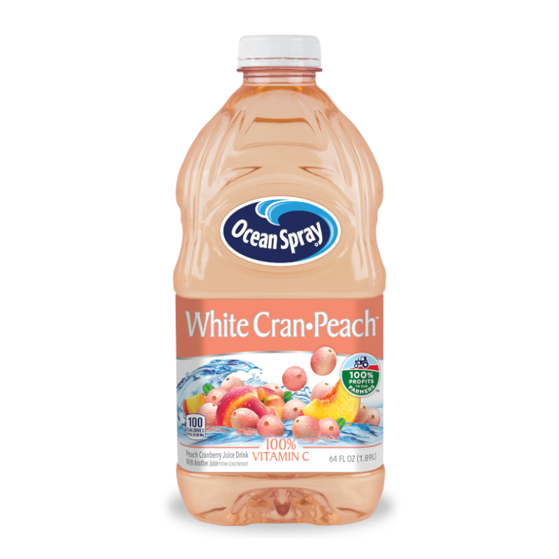 Ocean Spray White Cran-Peach Juice - 64oz (1.89L)