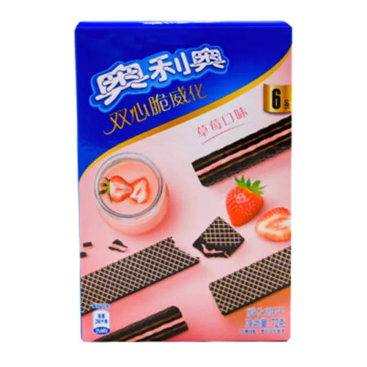 Oreo Double Crunchy Wafer Strawberry (China) - 72g