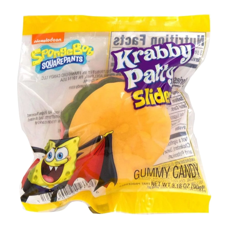 Spongebob Halloween Krabby Patties Slider - 3.18oz (90g)
