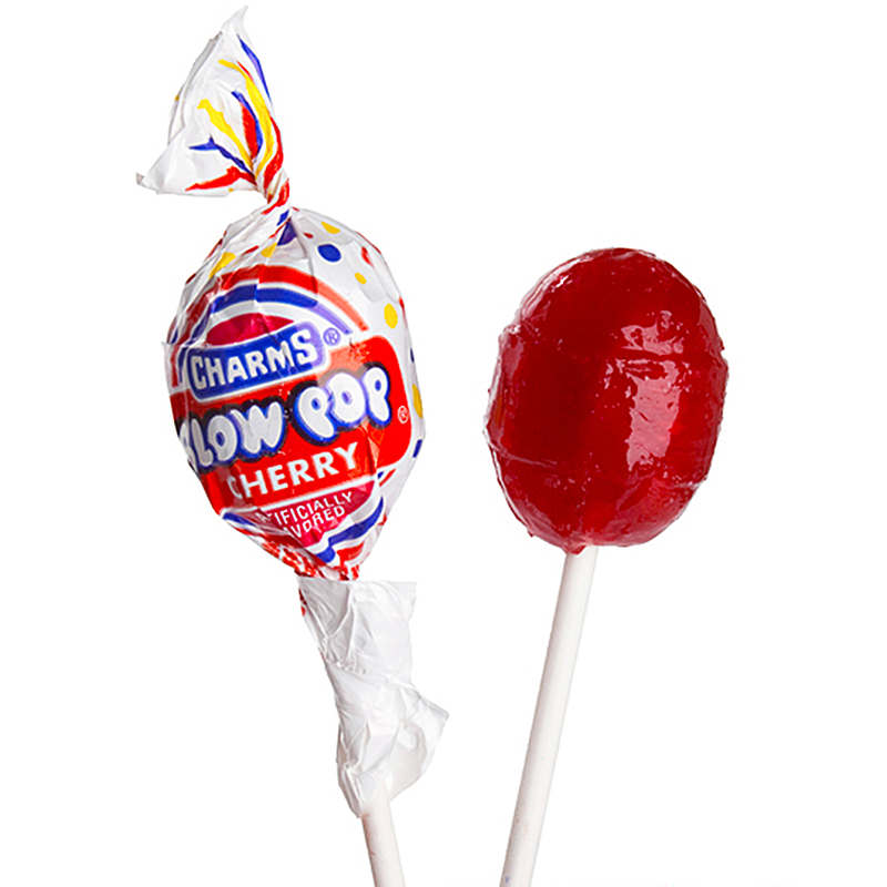 Charms Cherry Blow Pop Lollipop 0.64oz (18.4g)