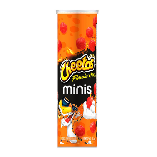Cheetos Minis Flamin’ Hot Canister - 3.625oz (102.7g)