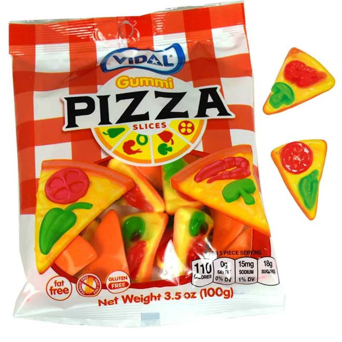 Vidal Pizza Slices - 100g