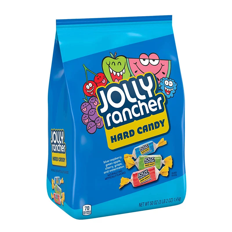 Jolly Rancher Hard Assorted Candy - 50oz (1.4kg)