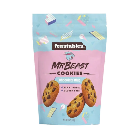 Feastables MrBeast Chocolate Chip Cookies, 6 oz, 1 Bag