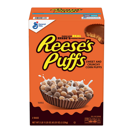 Reese's Puffs Cereal GIANT box - 43.25oz (1.22kg)