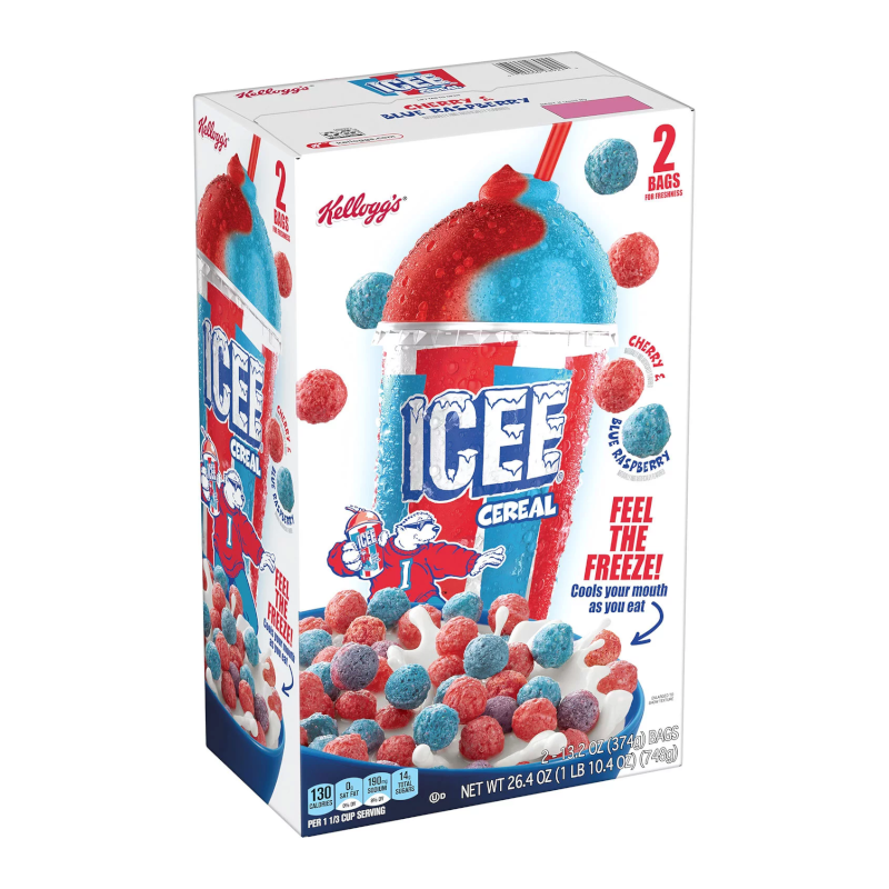Kellogg's Icee Cereal GIANT Box - 26.4oz (748g) – USA Bites