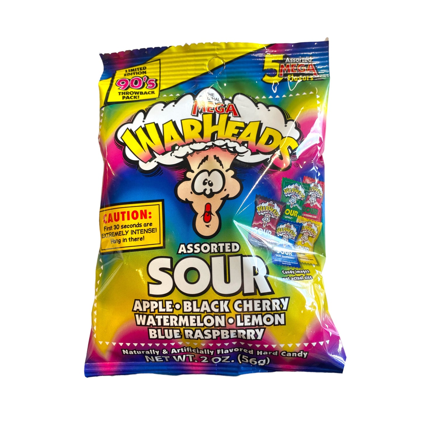 Warheads Extreme Sour Hard Candy - 2oz (56g)