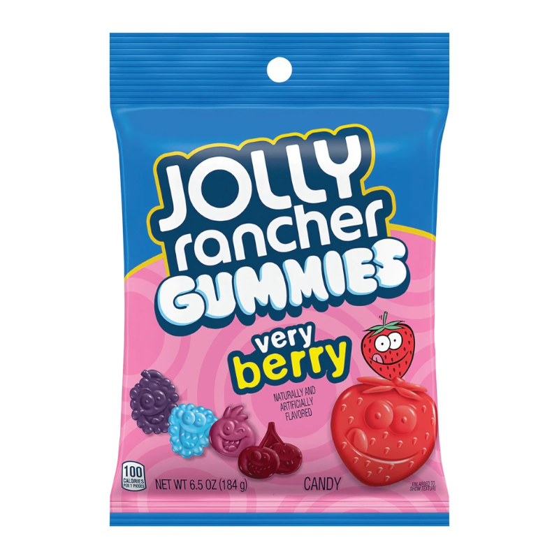 Jolly Rancher Gummies Very Berry - 6.5oz (184g)