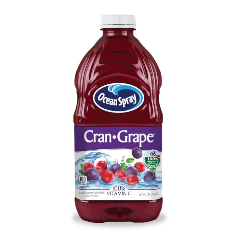 Ocean Spray Cran-Grape Juice - 64oz (1.89L)