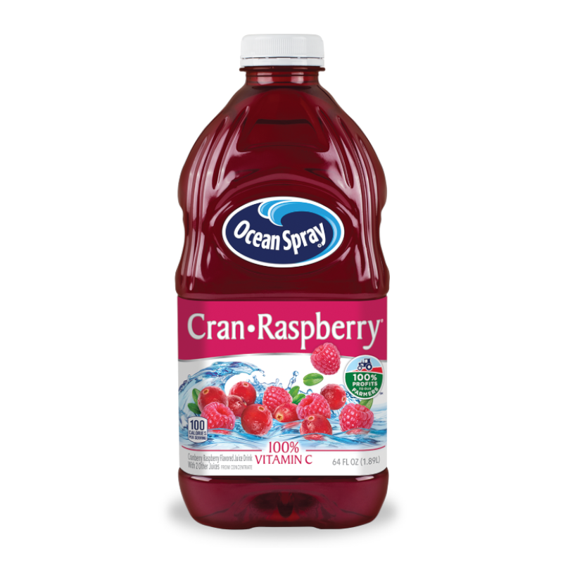 Ocean Spray Cran-Raspberry Juice - 64oz (1.89L)