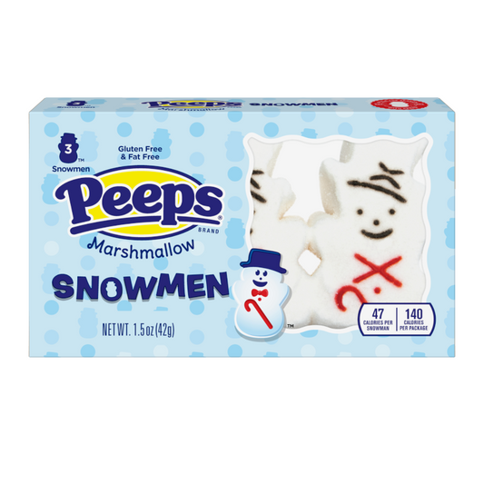 Peeps Marshmallow Snowmen 3PK - 1.5oz (32g)