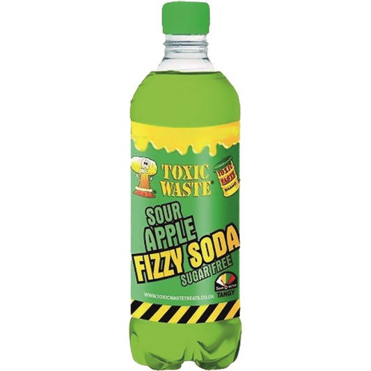 Toxic Waste Sour Apple Fizzy Soda - 500ml