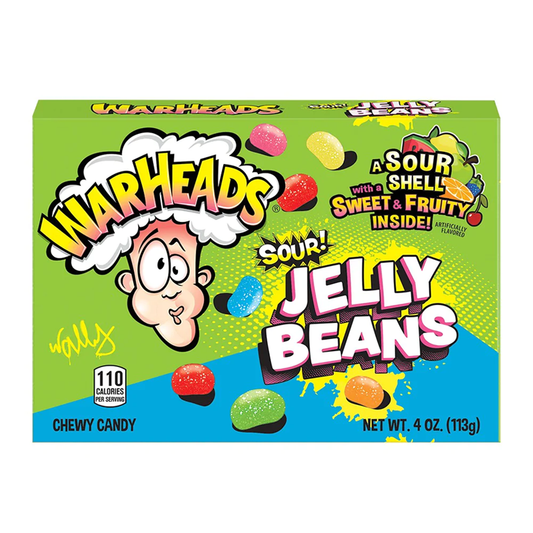 Warheads - Sour Jelly Beans Theatre Box 4oz (113g)