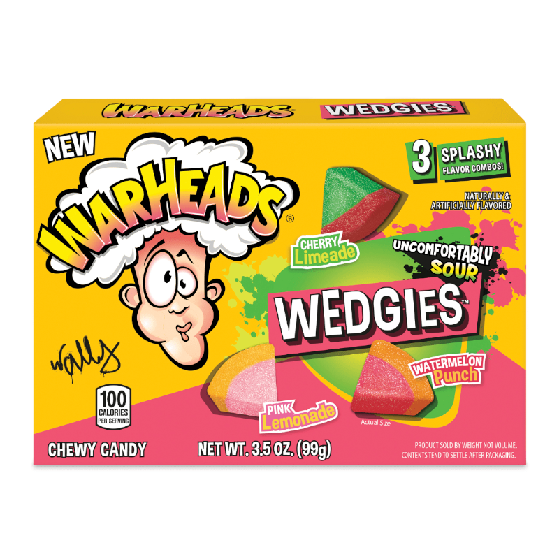 Warheads Wedgies - 3.5oz (85g) - Theatre Box