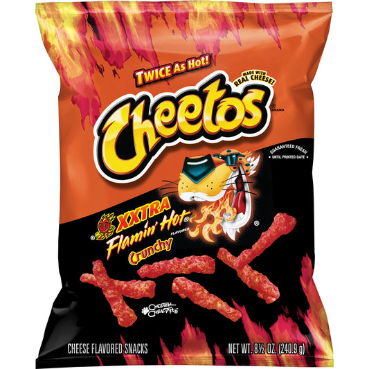 Cheetos Crunchy XXTRA Flamin' Hot - 8.5 oz (240.9g)