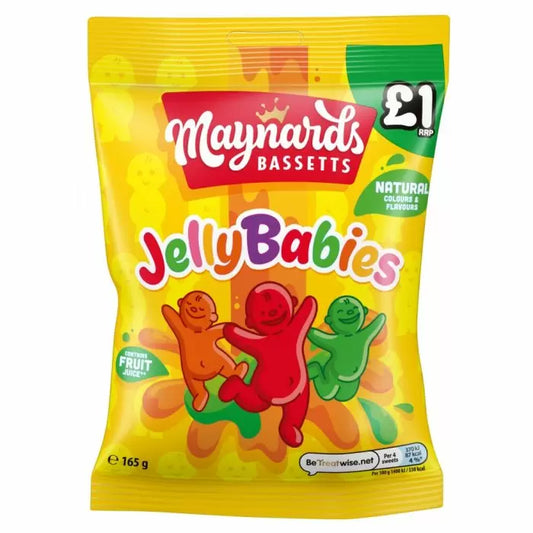 Maynards Bassetts Jelly Babies Sweets Bag 165g £1 PMP