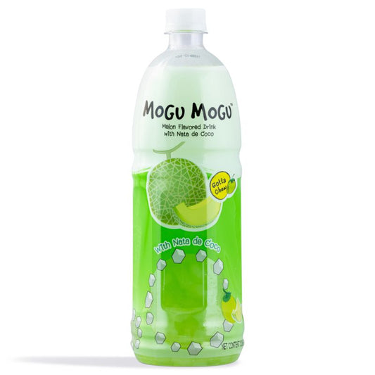 Mogu Mogu Melon Flavoured Drink with Nata de Coco -1L