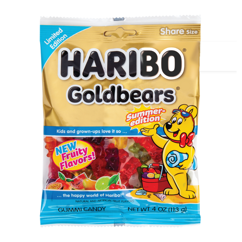 Haribo Summer Gold-Bears - 4oz (113g)
