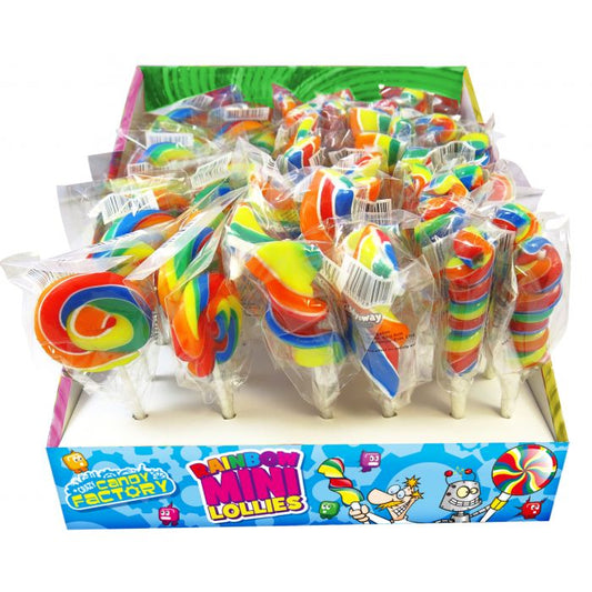 Mini Rainbow Lollipops - 17g